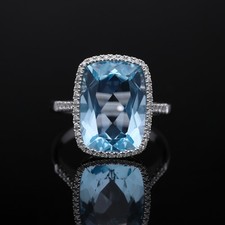Ring Diamanten Topas 7,80 ct