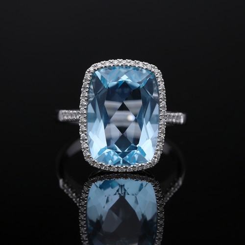 Ring diamanten topas - topas, ct