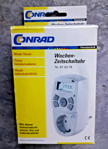 Conrad wochen zeitschaltuhr - conrad, wochen-zeitschaltuhr