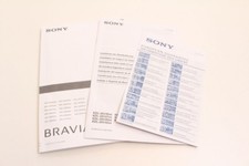 Sony Bravia LCD Digital Colour TV Wandhalterung Bedienungsanleitung Anleitung 