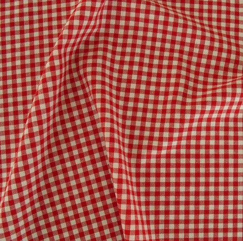 50cm vichy karo rot weiß - 50cm,