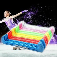 Ein Paar Nylon Eislaufen Kufen Schoner Sitzbezüge Verstellbar Schutz Skate Sport