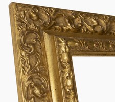 Holzrahmen mit blattgold art - mit,
