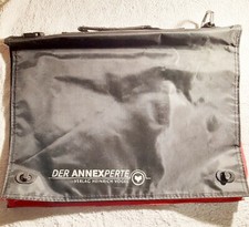 TASCHE Umhängetasche für Zeichenplatte Dokumente Büro Der Annexperte Schwarz Rot