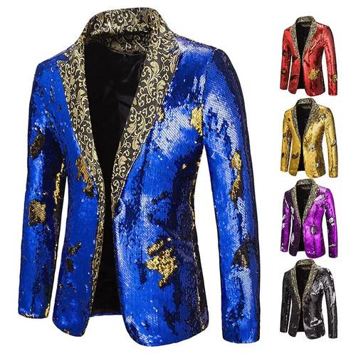 Herren glitzer pailletten - glitzer,