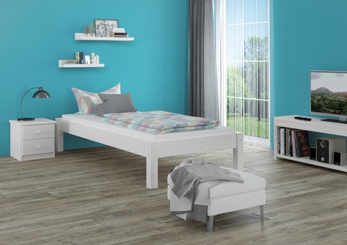 Weisses futonbett ohne - weisses,