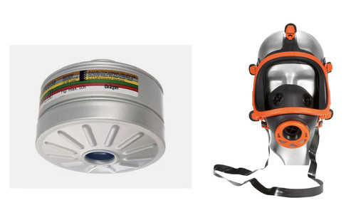 Vollmaske inkl filter - inkl, dräger