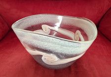 Schale Kunstglas asymmetrisch