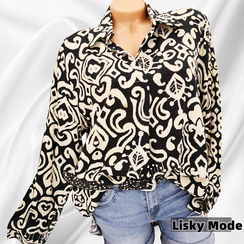 Italy damen bluse oversized - italy,