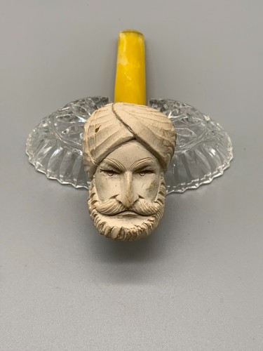 Pfeife aus meerschaum mann mit - pfeife,
