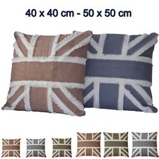 Baumwolle Kissenhülle Englische Flagge 40x40 und 50x50 cm Kissenbezug Sofakissen