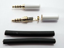 2x 3,5 mm Stecker 4 Pole für Logitech G432 Gaming Headset G231, G332 /SE, Weiß