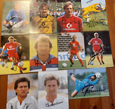 Heynckes Aumann Pfaff Wohlfarth Coordes - signiert - 11 Autogrammkarte Bayern AK