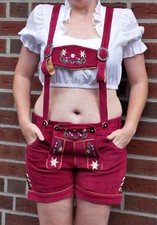 Damen LEDERHOSE Trachtenhose