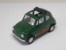 Fiat 500 in grün - Faltdach  (1C) 