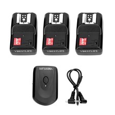 Kabelloses Blitzauslöser-Sender- Und Empfänger-Set 16-Kanal-FunkFernauslöser