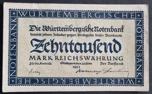 10000 mark banknote - 10000,