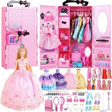 Puppen Kleiderschrank für