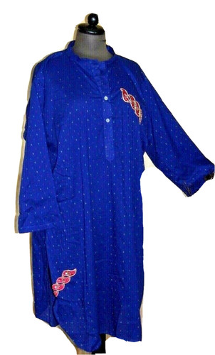 Tunika kleid baumwolle blau - tunika,
