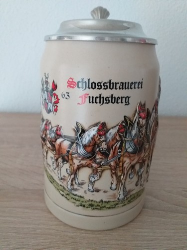 Steinbierkrug mit - 0,5l,
