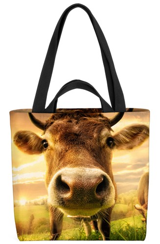 Kuh weide landschaft tasche - kuh,