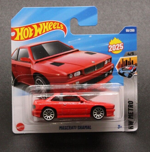 Hot wheels maserati shamal - hot,