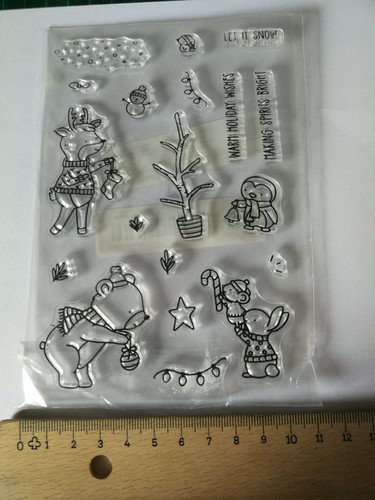 Clearstamps weihnachten winter - clearstamps, weihnachten/winter