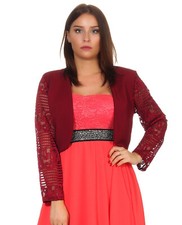 Damen Bolero Blazer Jacke Cape