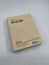 SONY  Videocassette Player BVW-22P Betacam SP Operation Manuel V1 2nd Rev1