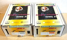 2 x AKG WMS51 Bodypack-Set - drahtloses Ansteck-Mikrofon mit Sender