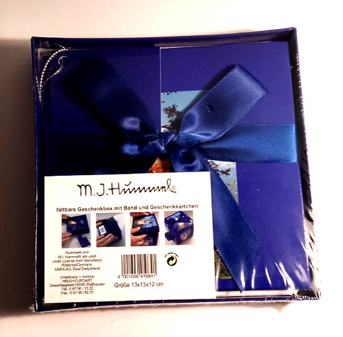 Faltbare geschenkbox mit band - geschenkbox,