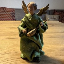 Grippenfigur Engel Holz Stoffgewand