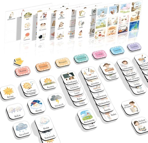 Magnet set für - für, wochenplaner