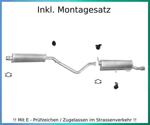 Auspuffanlage für peugeot - peugeot, 307