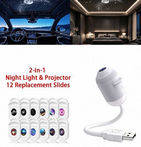 Galaxy projektor - 2-in-1,