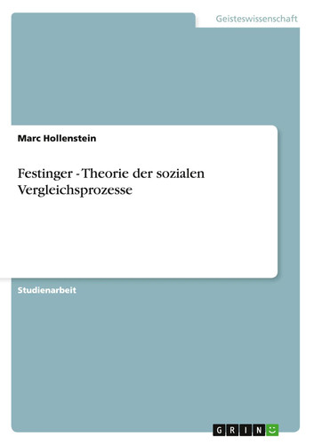Festinger theorie der - festinger,