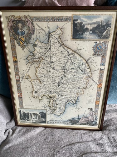 Vintage druck der karte - vintage, von