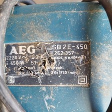 2 Gang Schlagbohrmaschine AEG SB2E-450