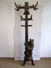 EXKLUSIVE GARDEROBE STANDGARDEROBE HOLZ BRAUN KOLONIAL-STIL