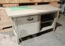 Werkbank Holzplatte 4cm 150x80x83 (LxBxH)  Schubladen Tisch Ablage