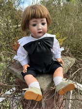 Antike porzellankopfpuppe - antike,