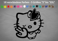 Hello Kitty lustig Autoaufkleber Sticker JDM Car Tuning  Japan Farben 5 Größen