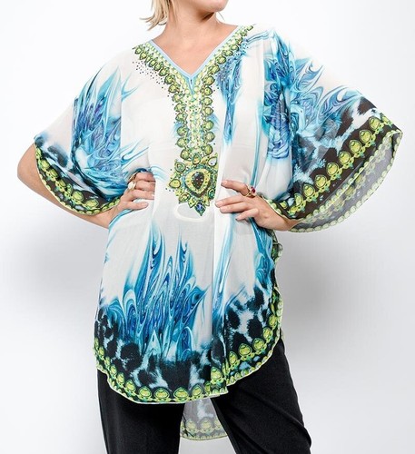 Designer poncho bluse - poncho,