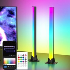 2er LED Lightbar TV Hintergrundbeleuchtung RGB Gaming Lampe Ambiente Licht Bar