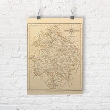 Landkarte von Warwickshire