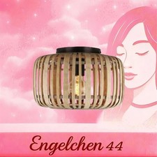 Deckenlampe Brilliant Leuchte WOODROW Metall braun Bambus hellbraun E27 60W IP20