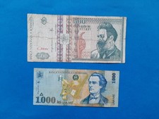 1 x 500+1000 Lei Rumänien /