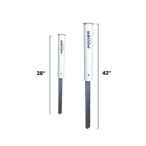 Pvc rohr mit - pvc, stahlspieß