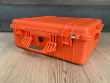 Peli Case 1600 – orange Kunststoffkoffer Kamerakoffer Schutzkoffer neuwertig