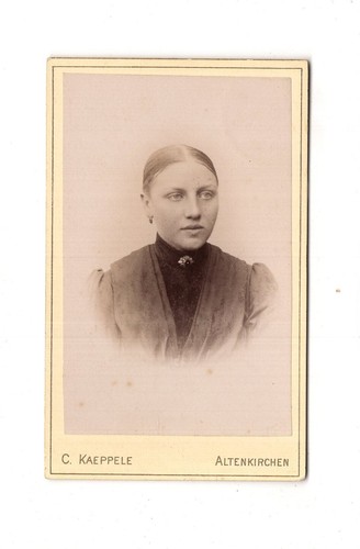 Cdv foto damenportrait - cdv,